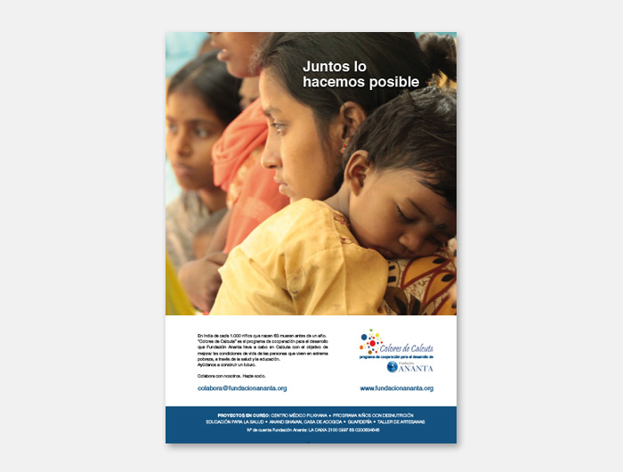 diseño Papelería corporativa identidad visual Fundación Ananta