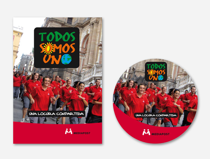 cartel identidad corporativa Todos somos uno