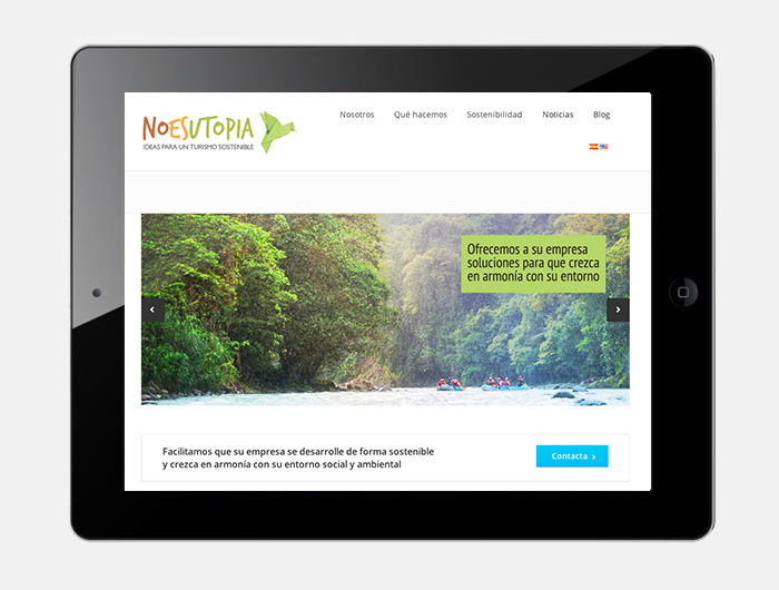 diseño web No es utopía turismo sostenible