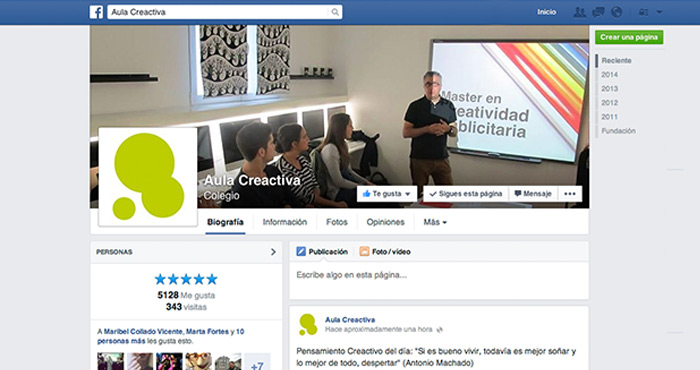 Redes sociales y marketing Digital de Aula Creactiva Cursos Diseño