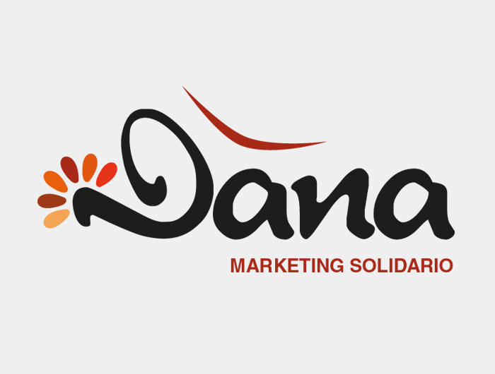 Diseño de logotipo e identidad visual Dana solidario