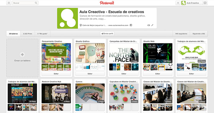 Redes sociales y marketing Digital de Aula Creactiva Cursos Diseño