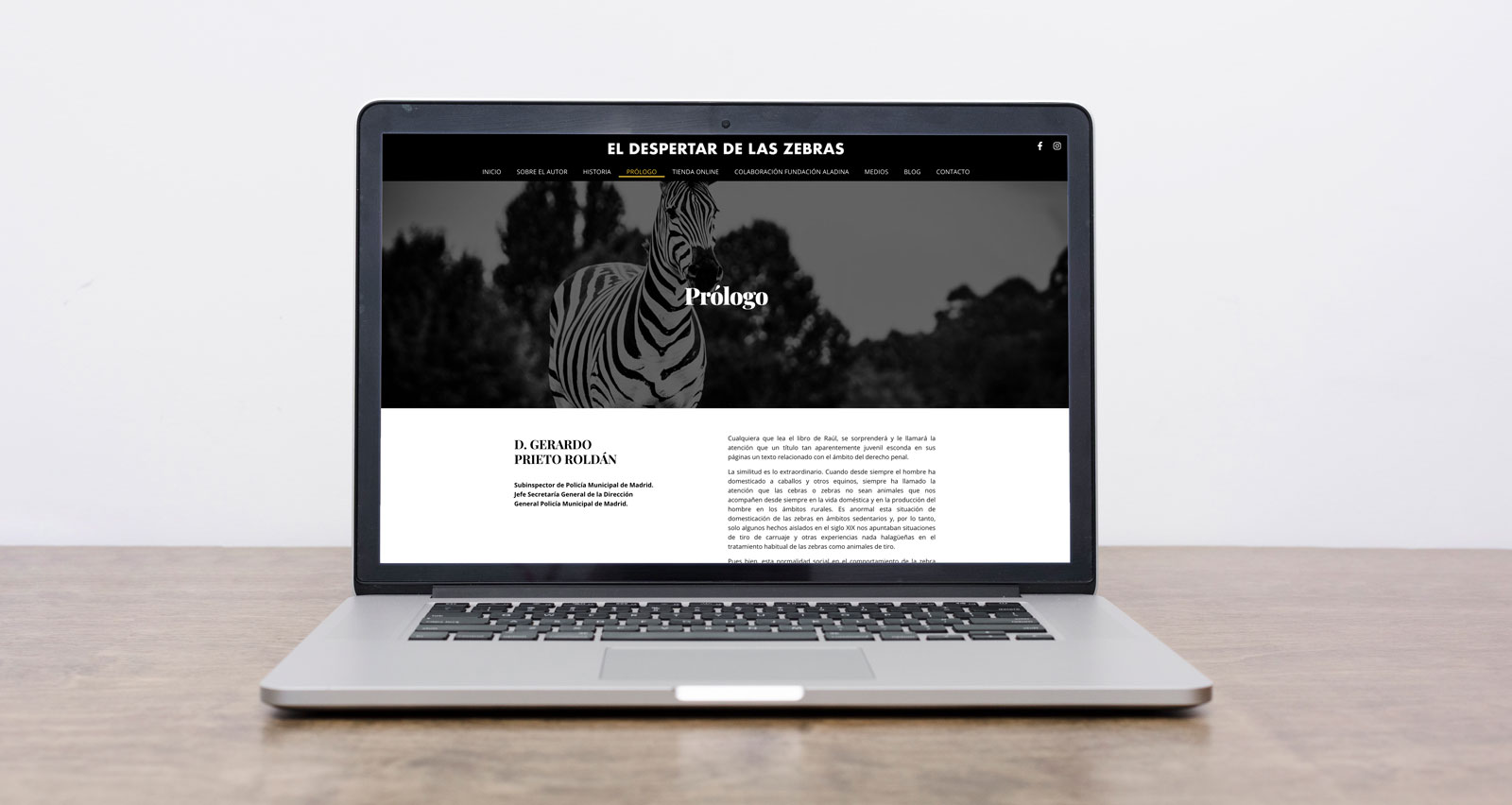 Web para vender libros