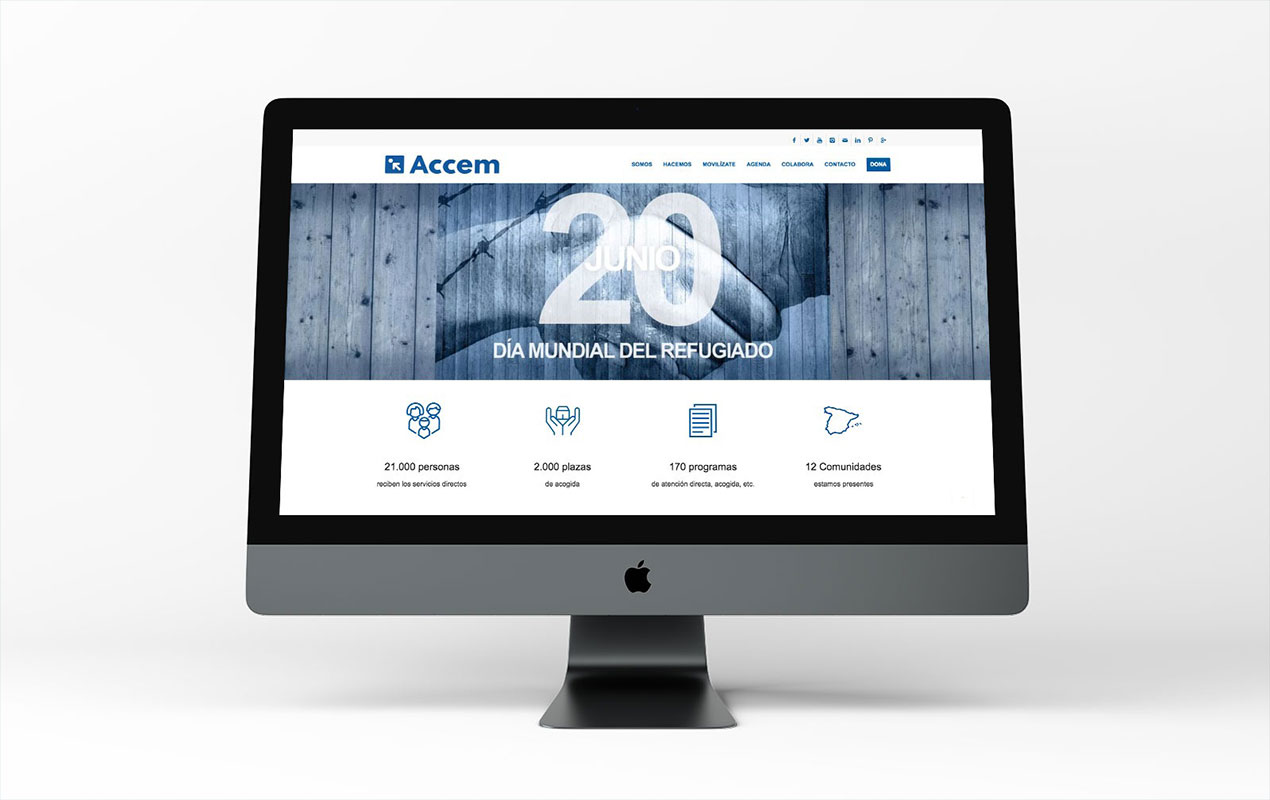 diseño de páginas web para ONG