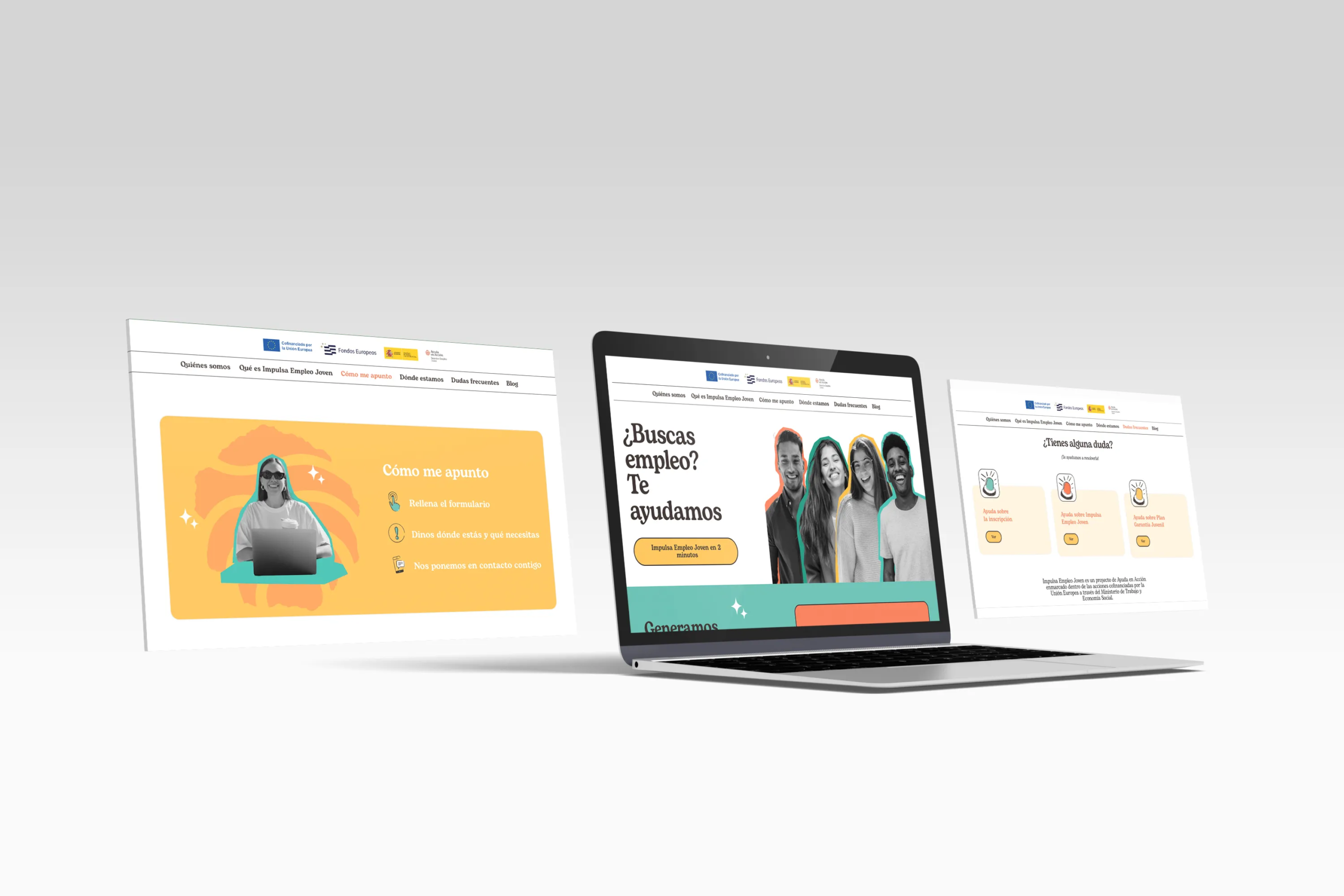 Ayuda en Acción diseño website