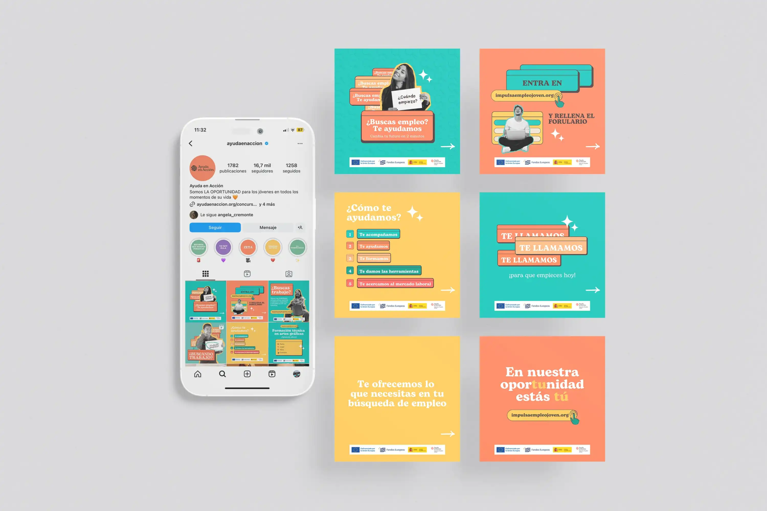 Ayuda en Acción diseño website