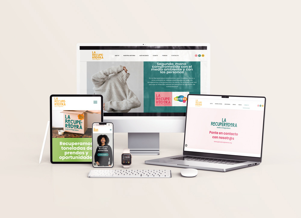 la recuperadora diseño web