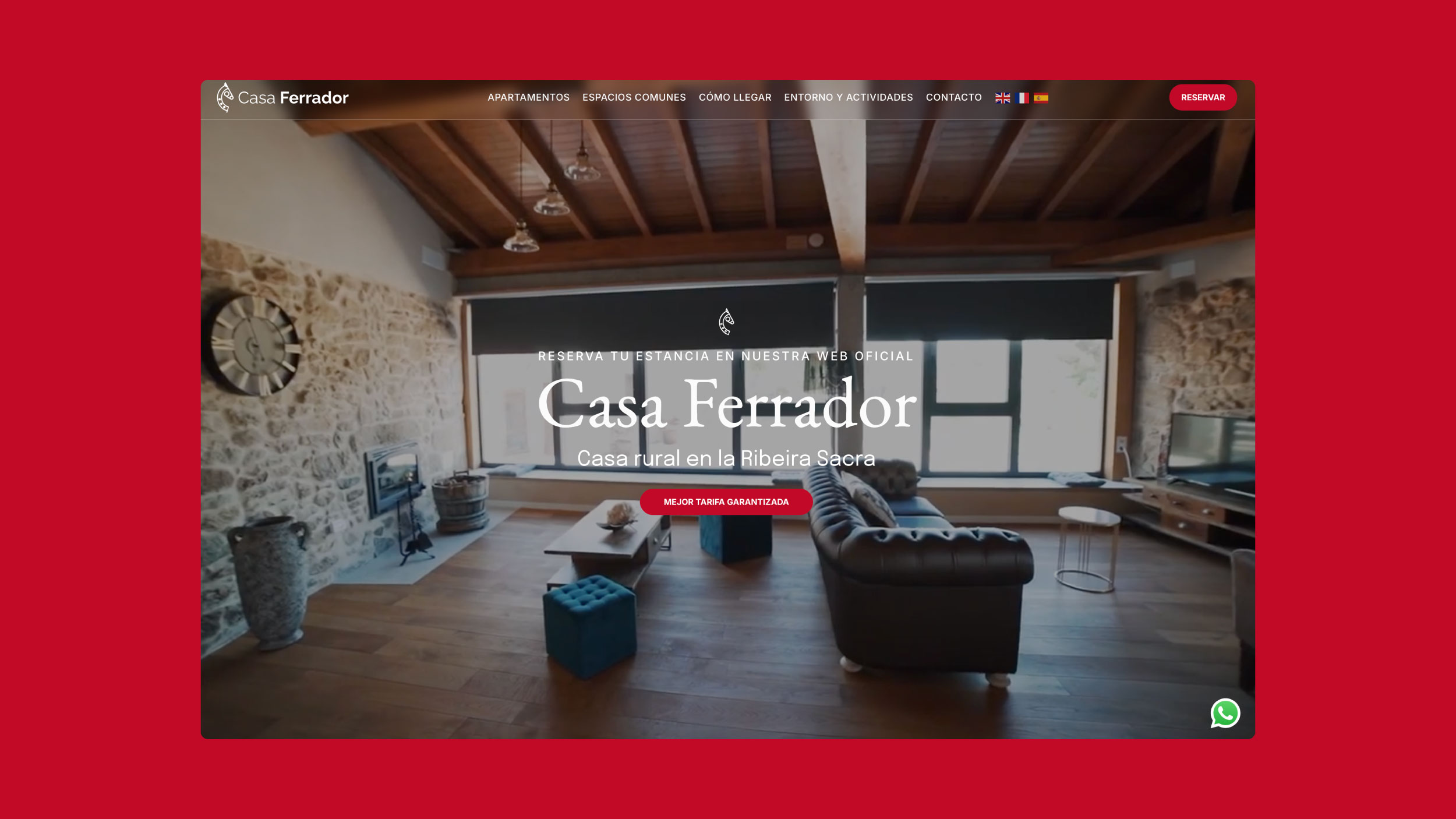 casa rural diseño web